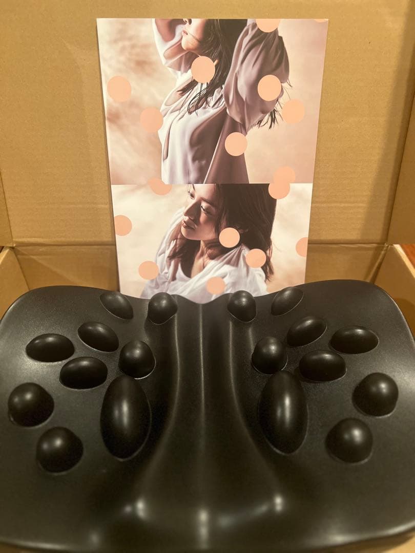 RAKUNA 肩甲骨はがしピロー 黒