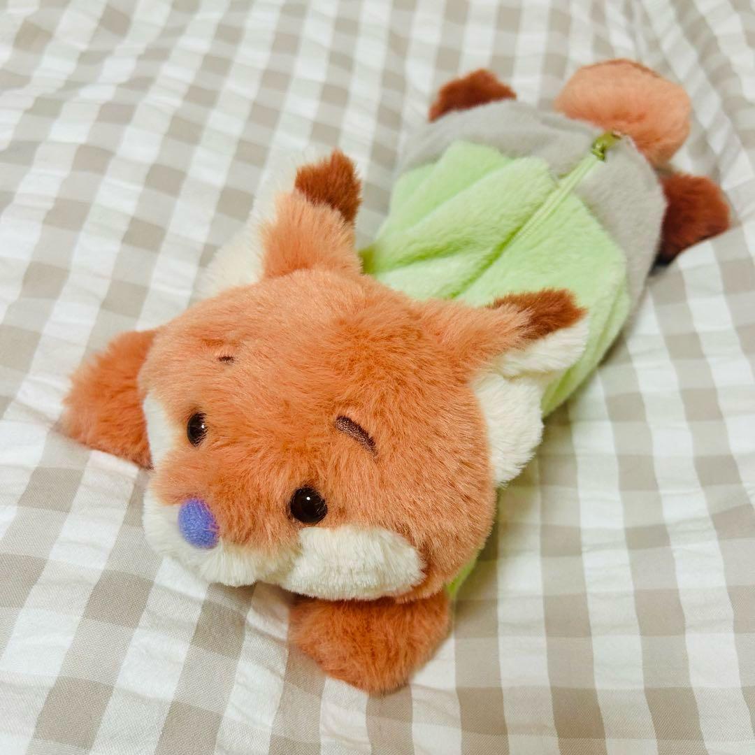 【美品】ディズニー　ズートピア ニック　ペンケース　スマホスタンド