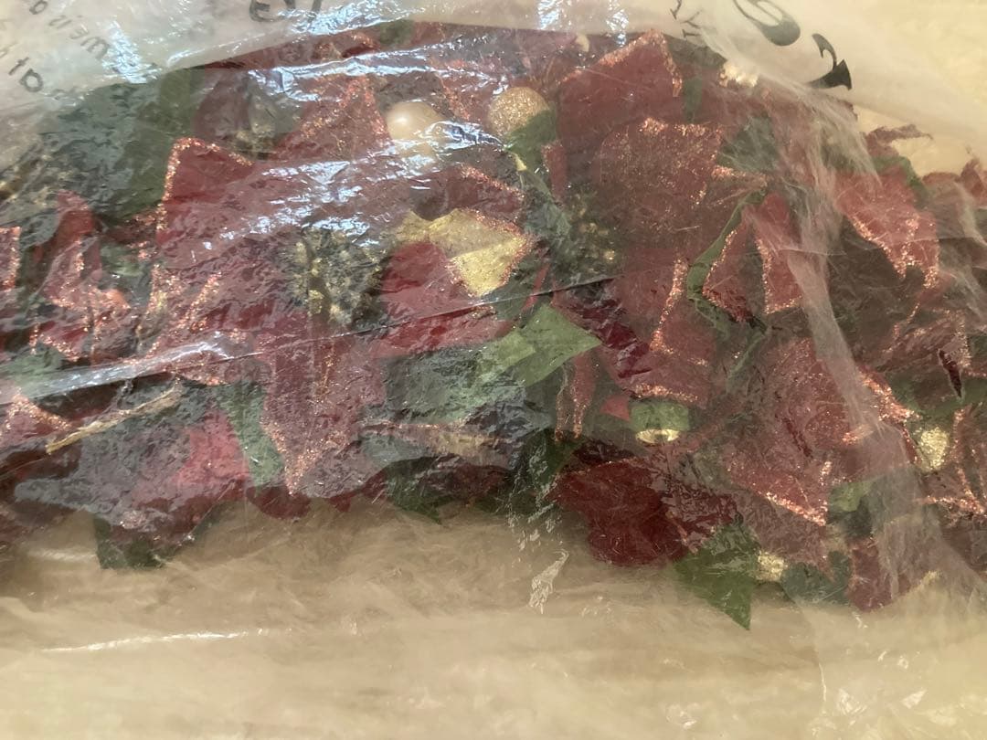 flowerポインセチアガーランド