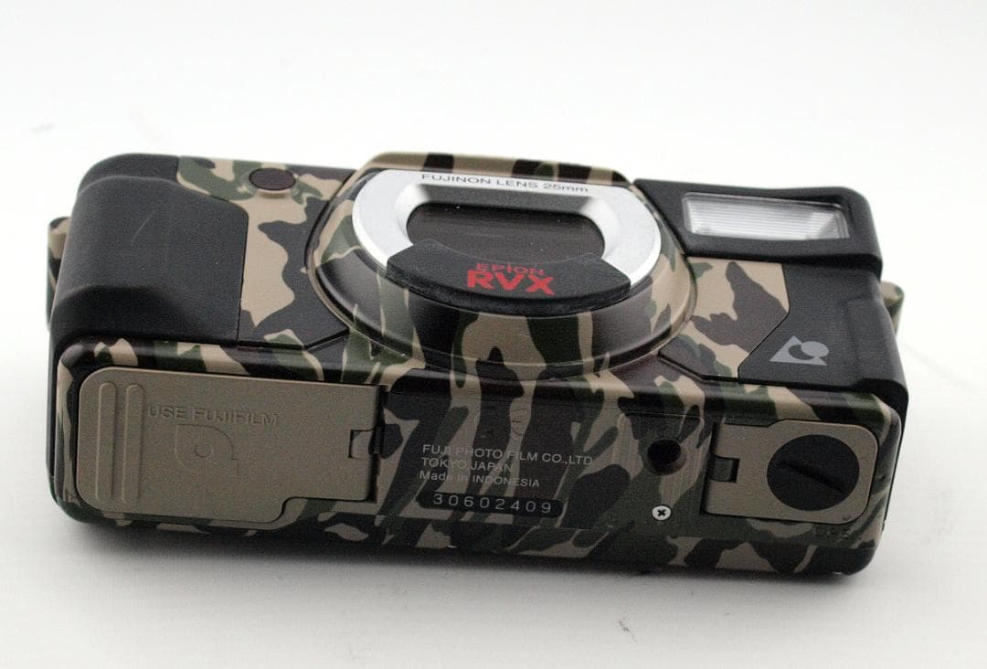 動作品★FUJIFILM 　EPION 　RVX 　迷彩APSフィルムカメラ