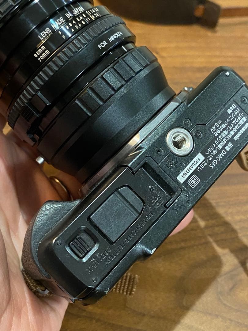 LUMIX gf5 動作品　MDマウント　オールドレンズ2本　35-70 200