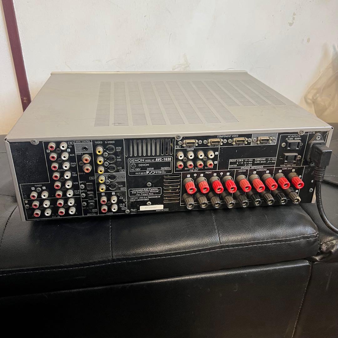 DENON 　AVC-1630 AVアンプ 通電確認済み