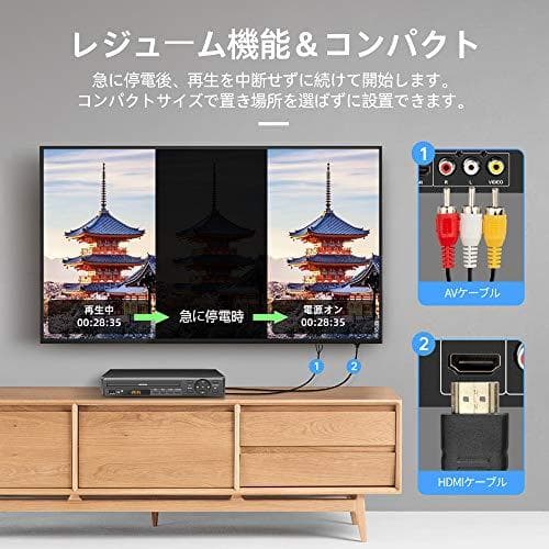 DVDプレーヤー 1080Pサポート ARAFUNA リージョンフリー 再生用p