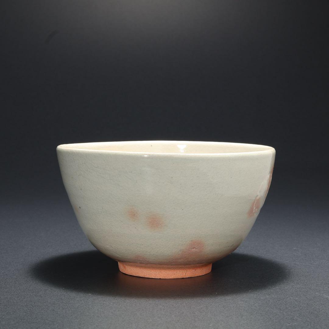 抹茶碗　雪輪　寺垣外窯 杉本貞光　共箱　R1694