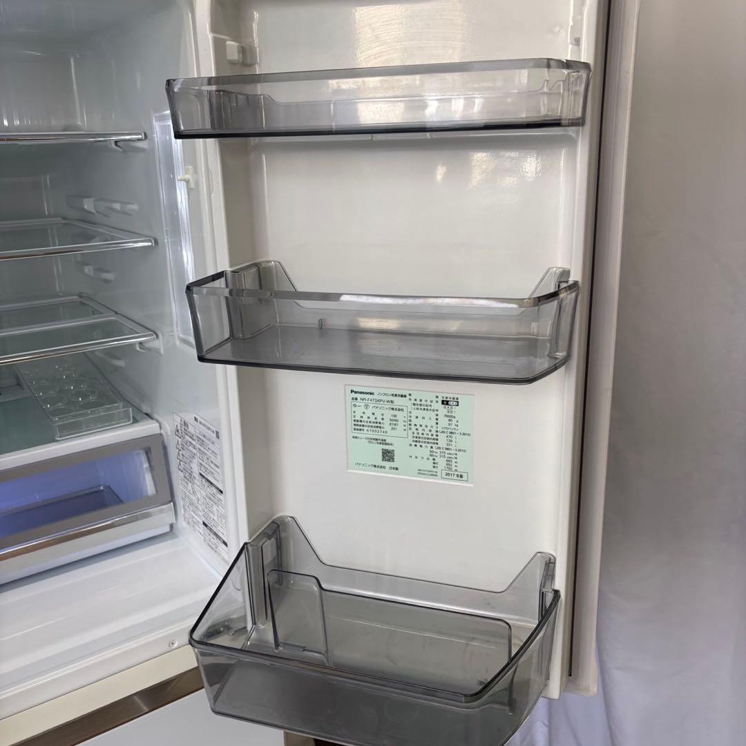 37⭕️冷蔵庫　パナソニック　大型　400-500ℓ　フレンチ　安い　設置無料