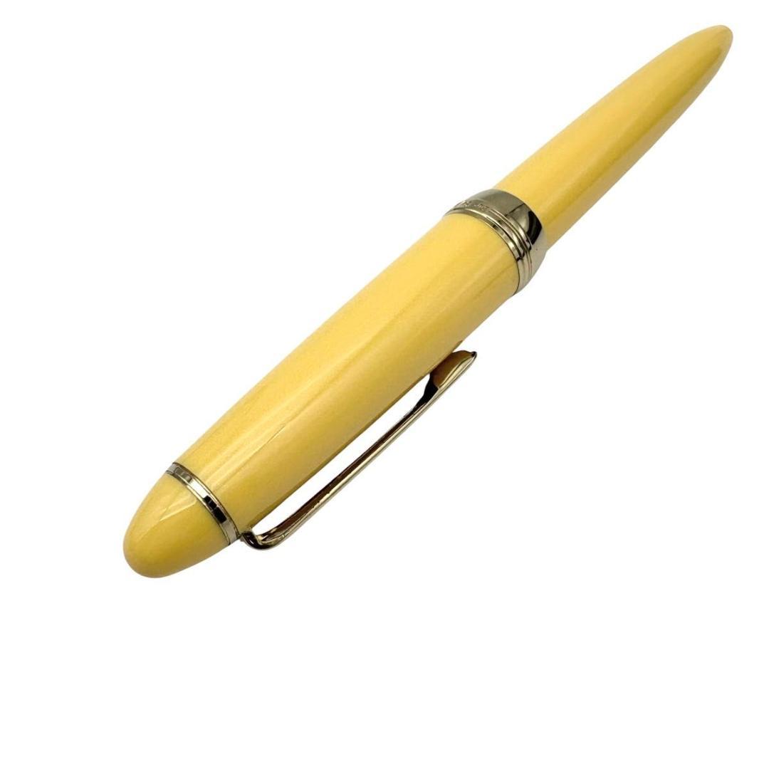 美品 ナガサワ セーラー 万年筆 ペンスタイル　風見鶏　イエロー　ケース付き