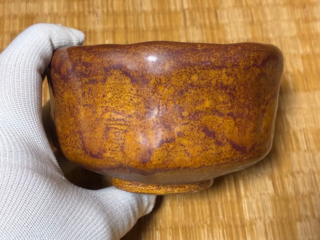 茶道具 大樋焼 【大樋一平？】茶碗 共箱？