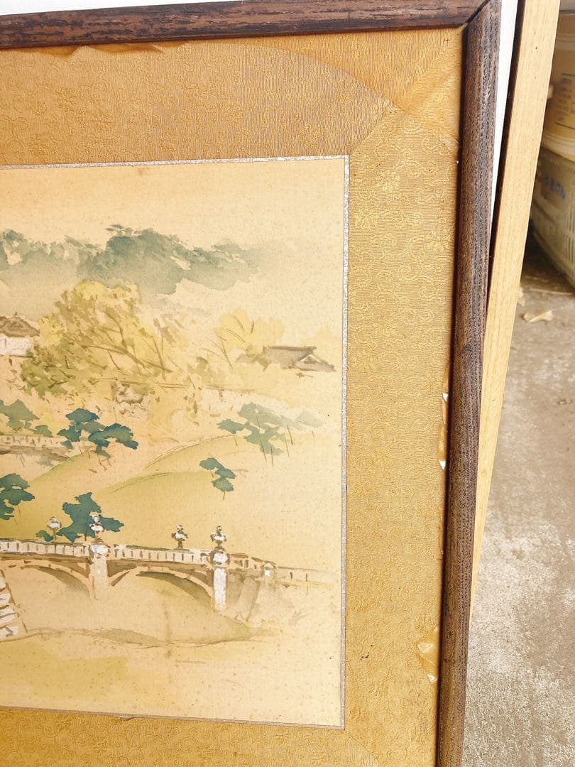 絵画　インテリア　美術品　コレクション　陸軍大臣　希少品　皇居の絵画