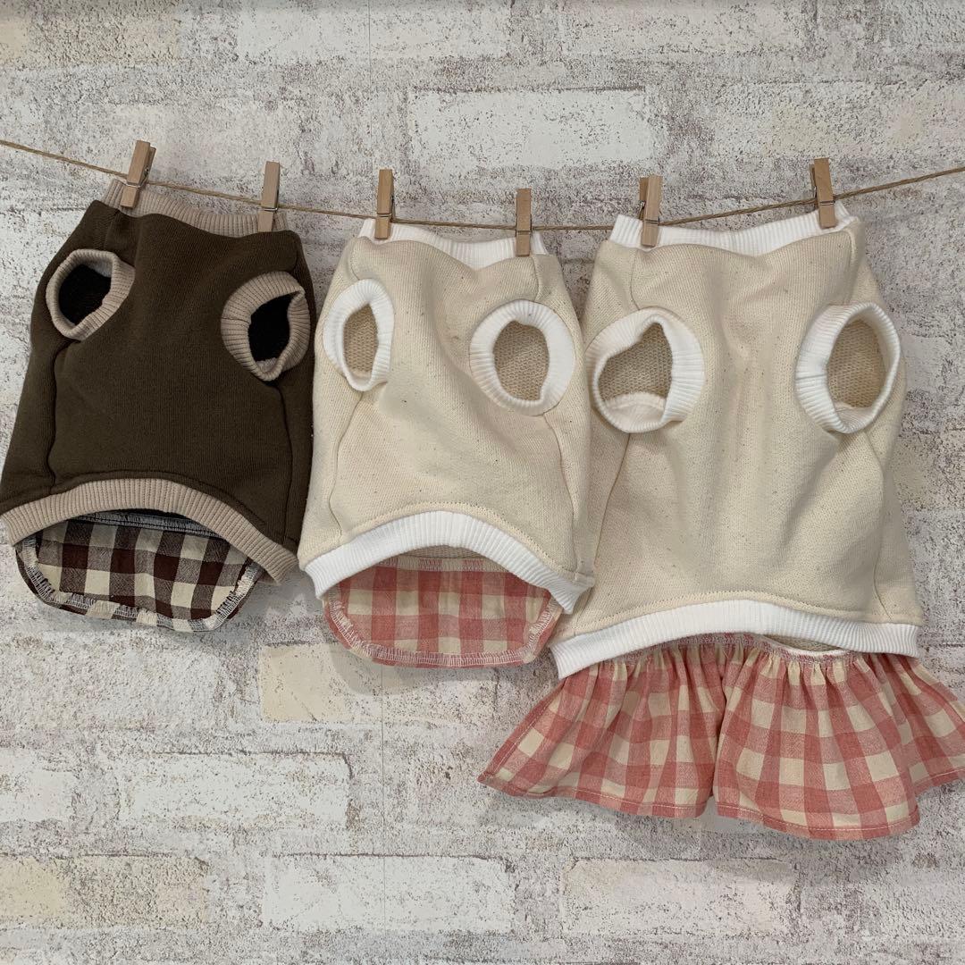 ハンドメイド　犬服① 3着
