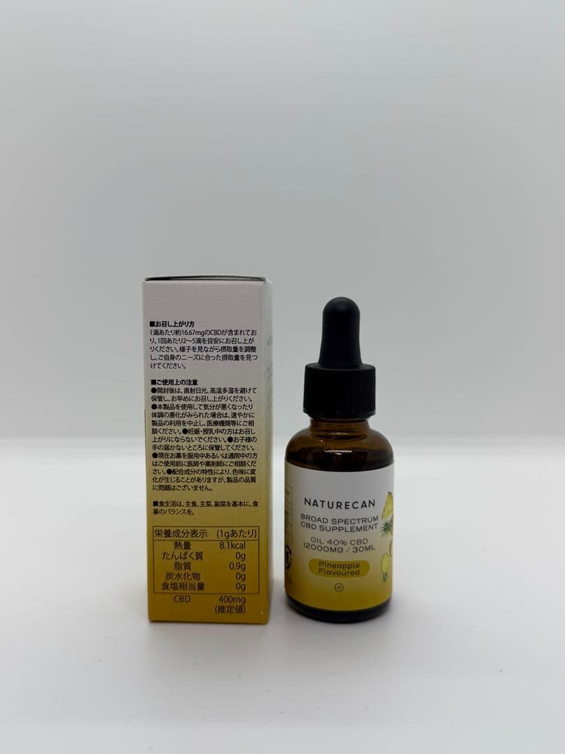 CBDオイル40% 30ml パイナップルフレーバー　ネイチャーカン