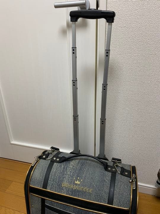 ポンポリース ペットキャリーバッグ　カート　デニム　ショルダー　あにまるらんど