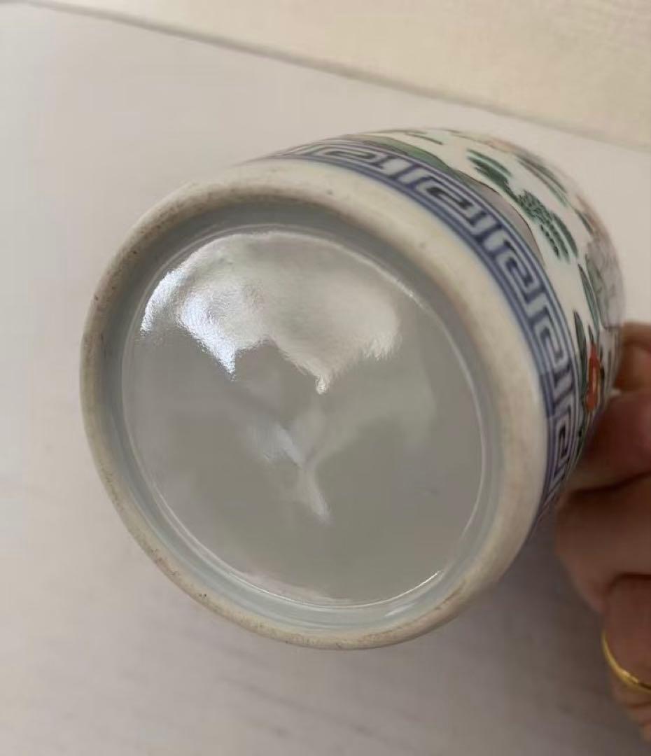中国古美術清代五彩 急須 水注 茶器希少 骨董品 唐物
