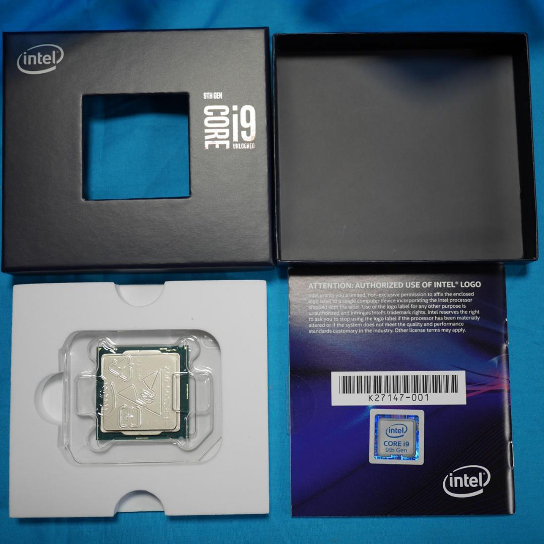 美品 Intel Core i9 9900K 動作品