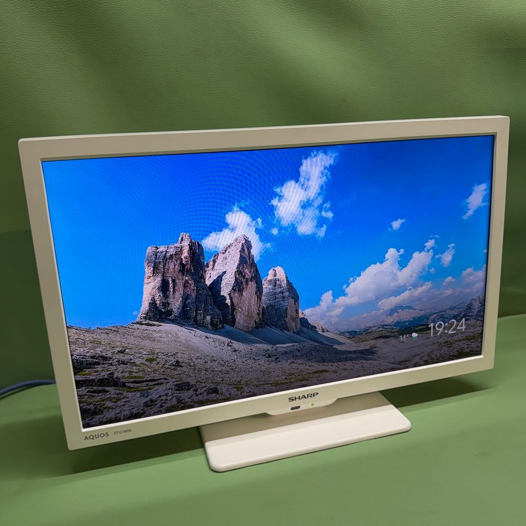 SHARP AQUOS ポータブルテレビ19V型　液晶テレビ　シャープ