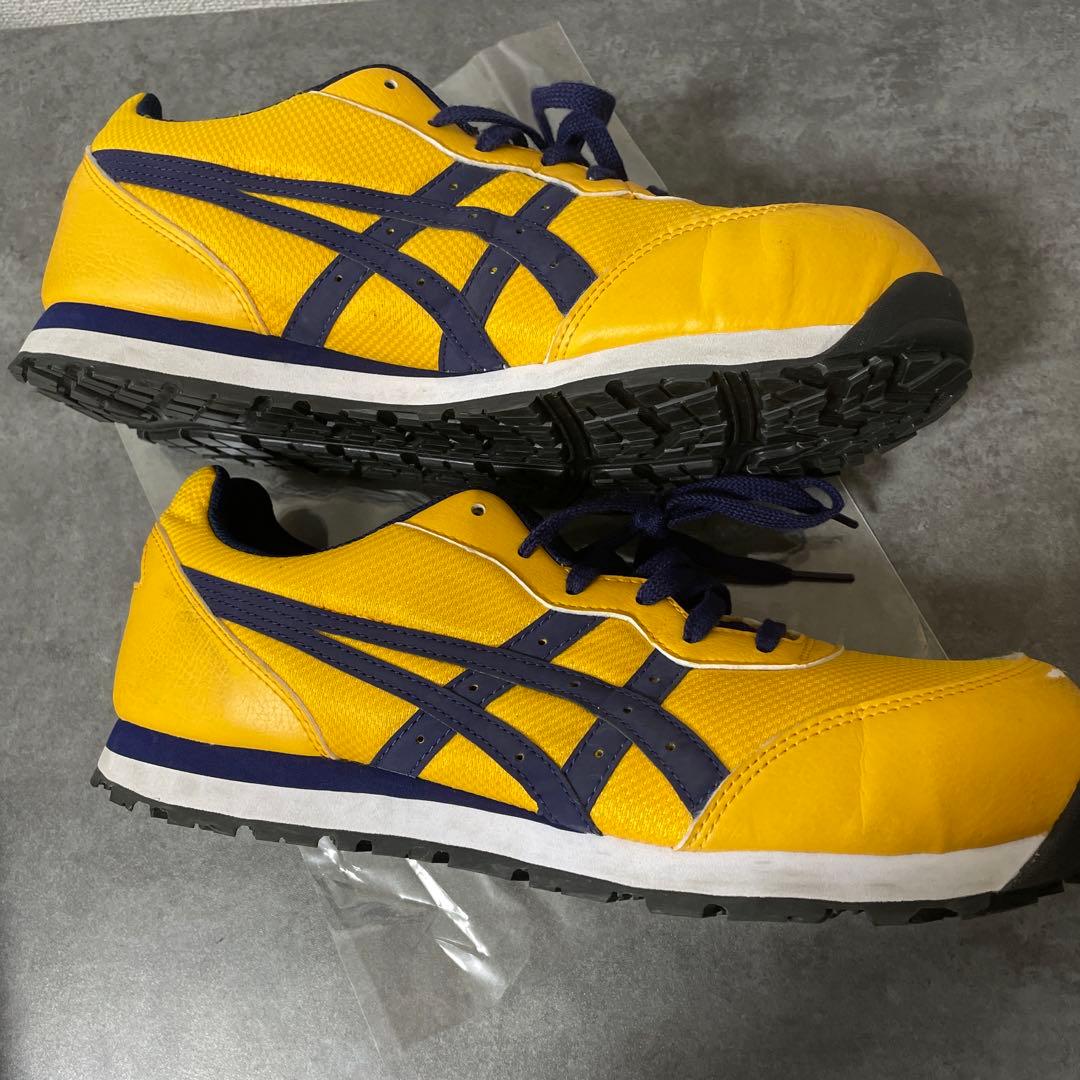 asics イエロー 安全靴