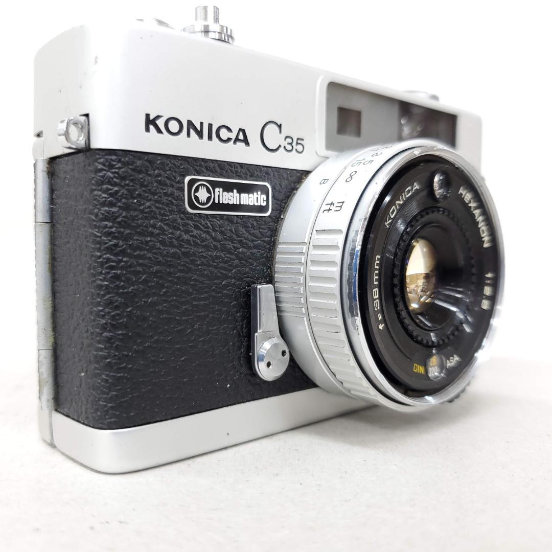 フィルムカメラ KONICA C35 Flash matic F1212-22-26p p