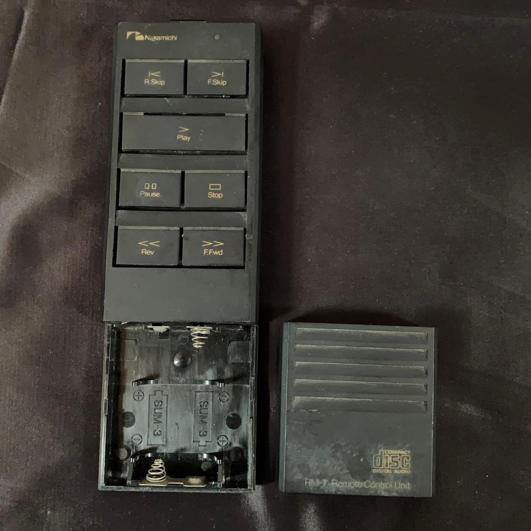 希少 動作確認済 Nakamichi ナカミチ RM-7 リモコン