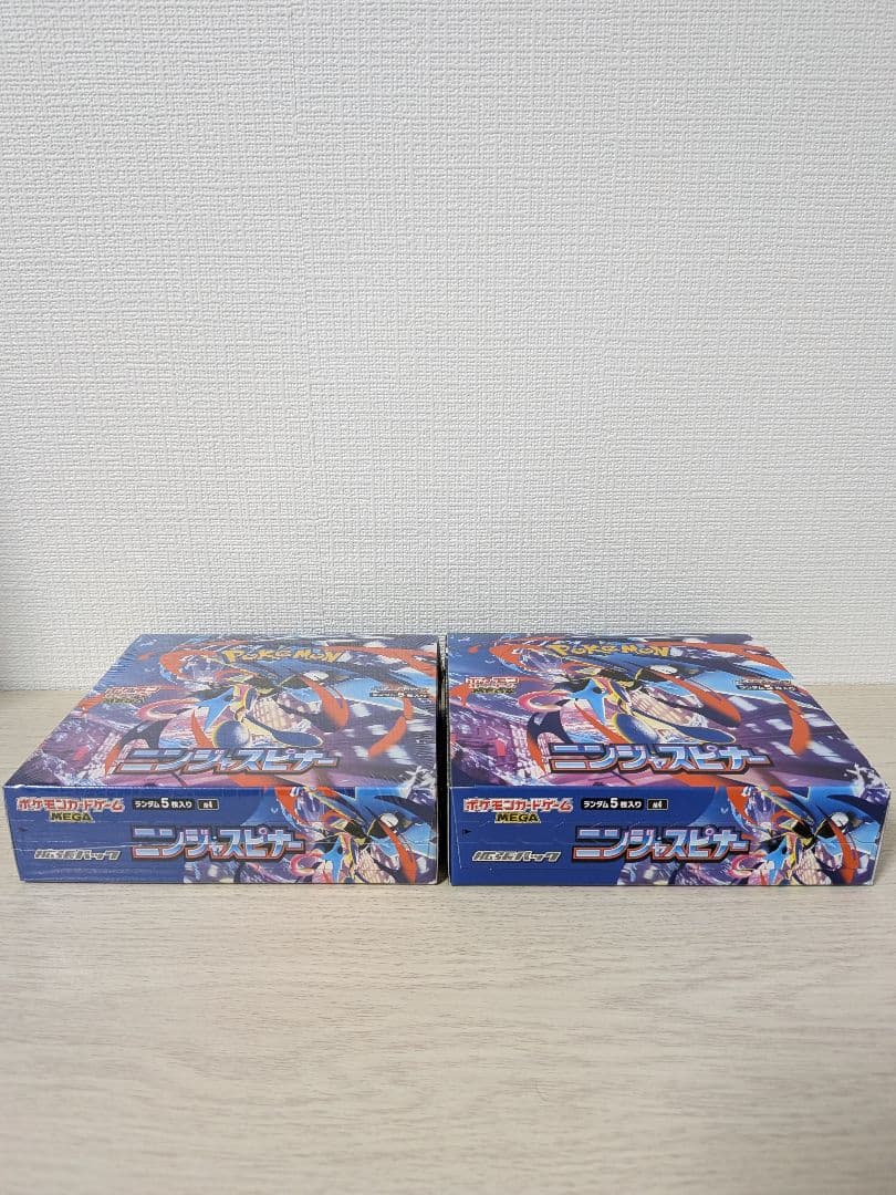 ポケモンカードゲーム ニンジャスピナー シュリンク付き/なし　2BOX