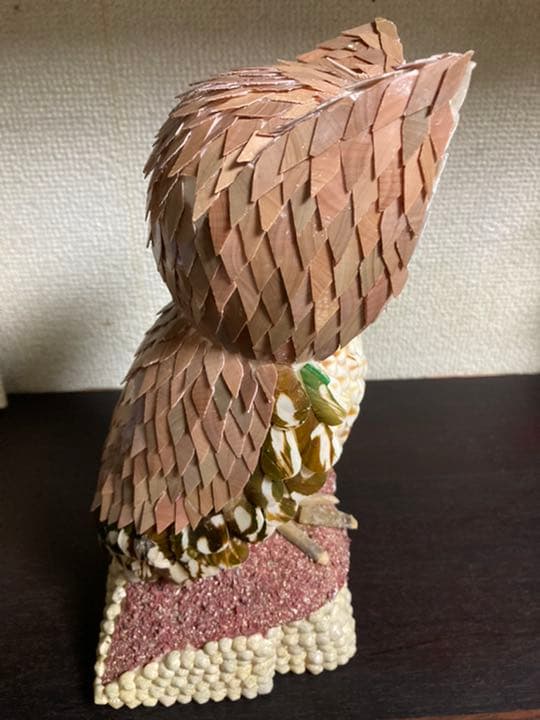 ふくろう置物　完全一点もの