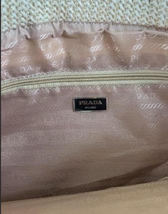 PRADA ノベルティ ベージュ トートバッグ レディース かごバッグ 美品