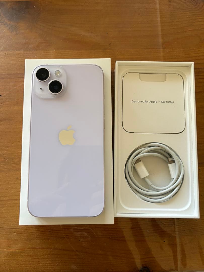Apple iPhone 14 パープル 本体 128G バッテリー85%