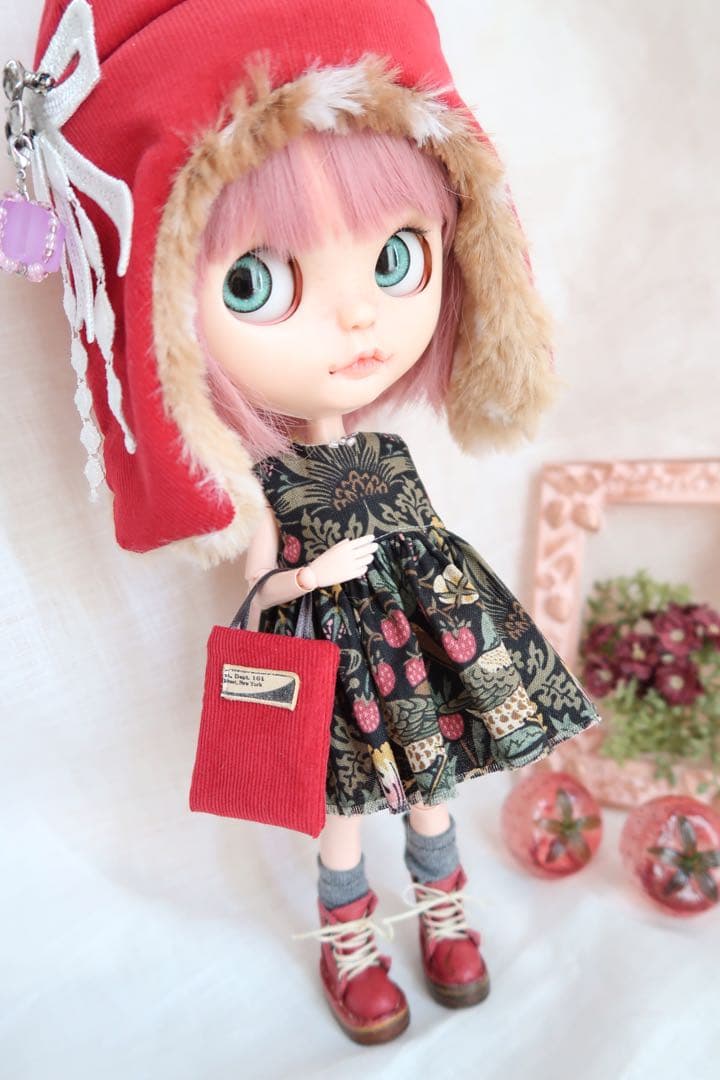 ドール服　240 ＊帽子×コートetc＊　８点セット　ブライスアウトフィット