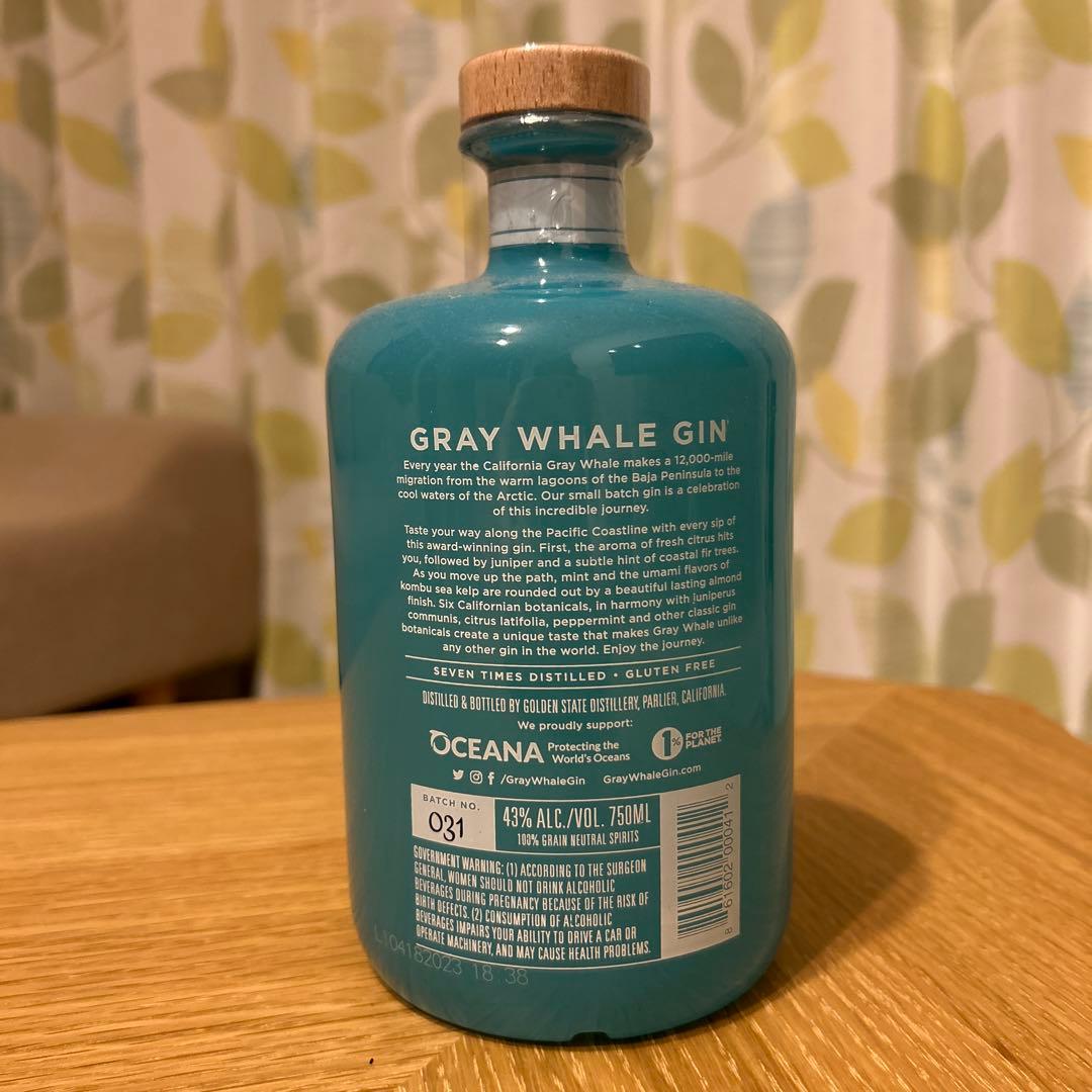 ウイスキー gray whale gin