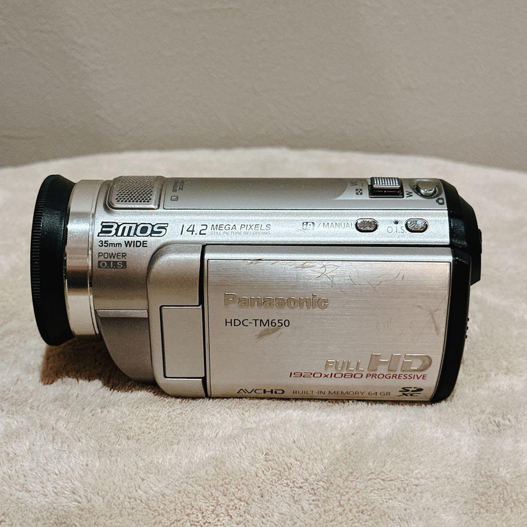 Panasonic HDC-TM650 ビデオカメラ 付属品 ケース付 セット