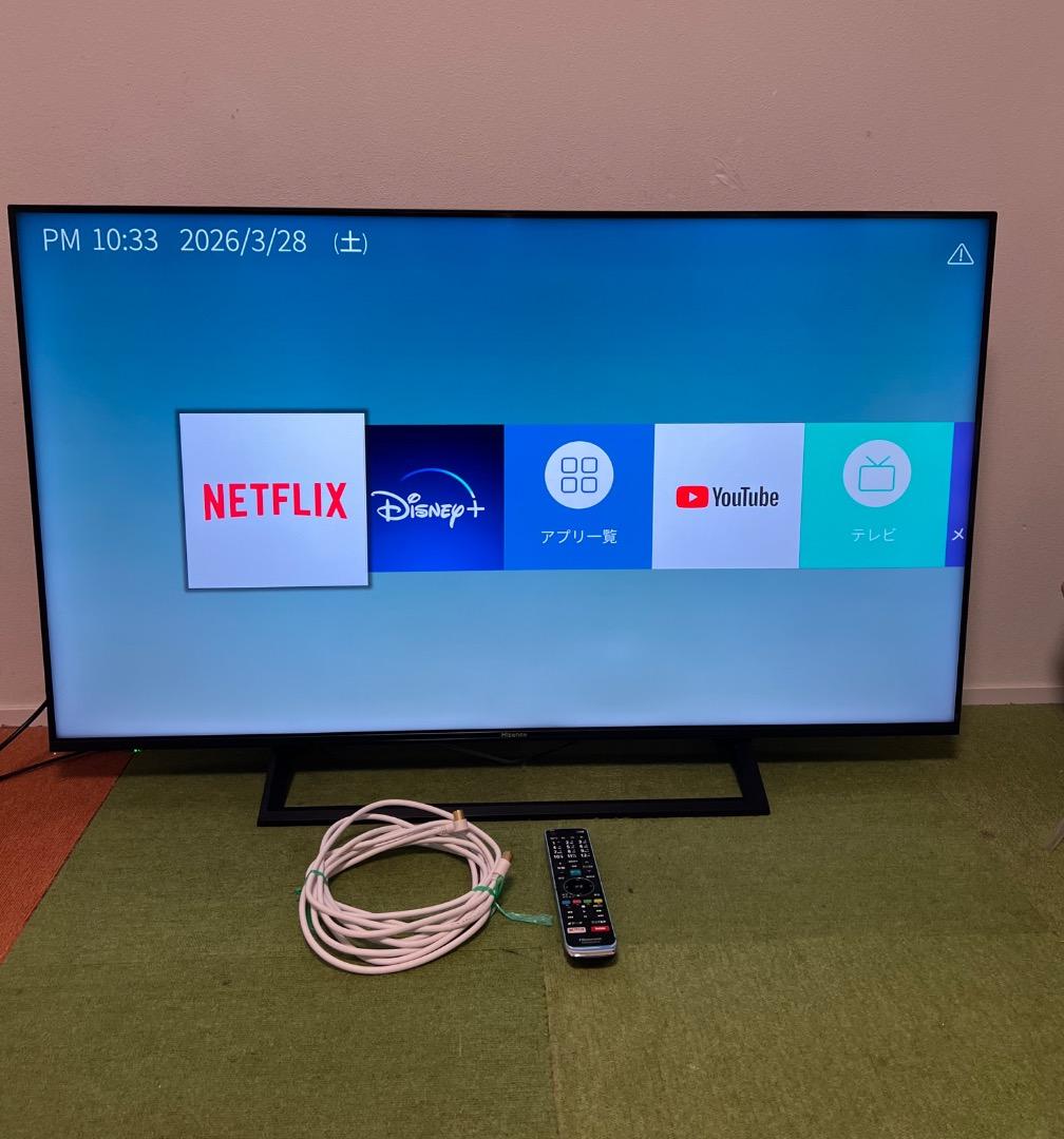 ハイセンス 4K液晶テレビ 50V型 2020年製 50E6800