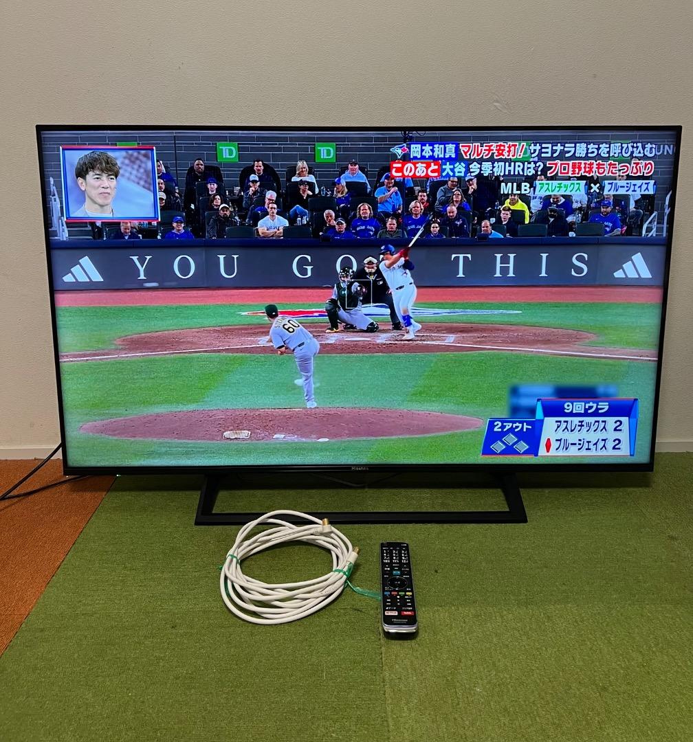 ハイセンス 4K液晶テレビ 50V型 2020年製 50E6800