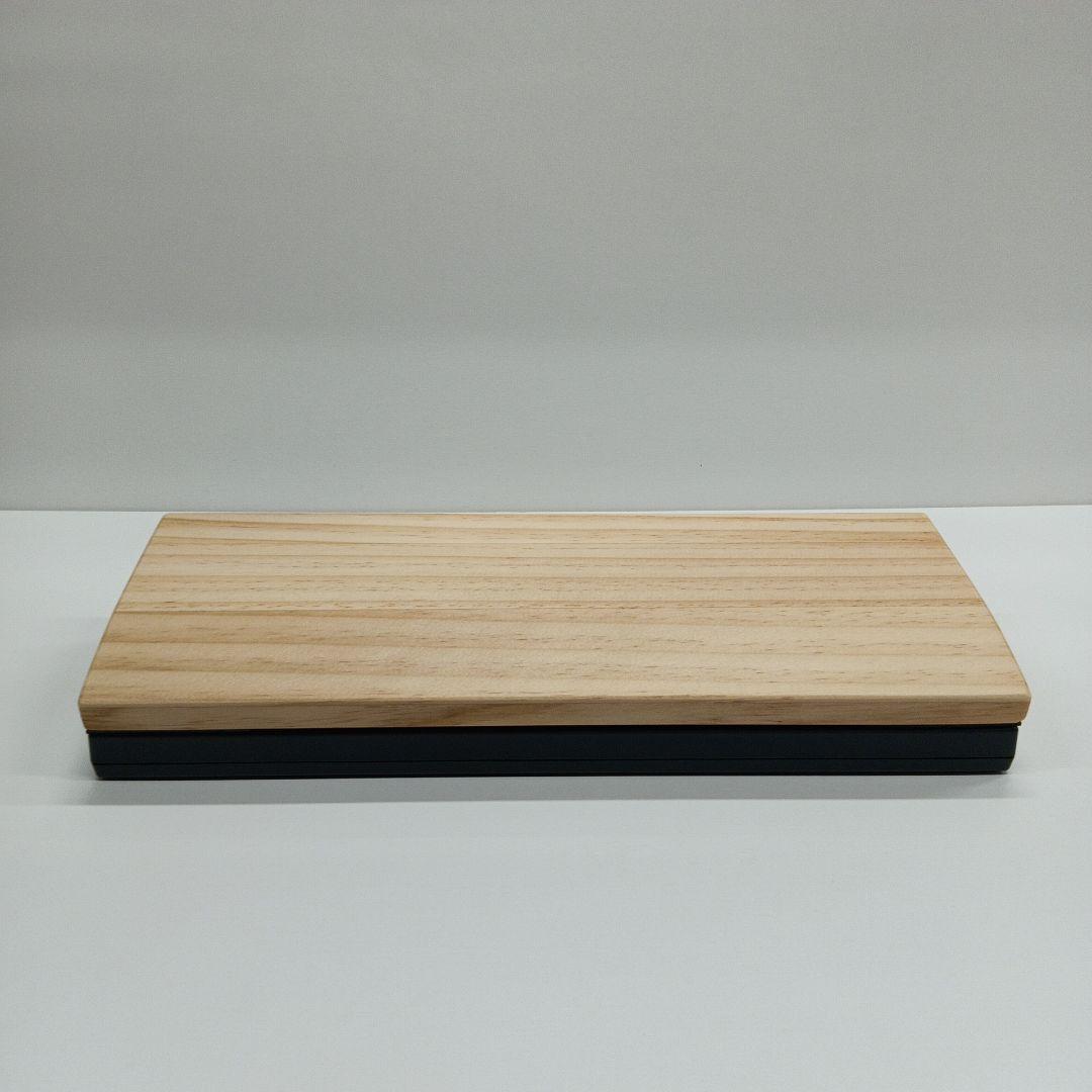 パイン集成材 HHKB用 手作りパームレスト兼キーボードルーフ オスモカラー