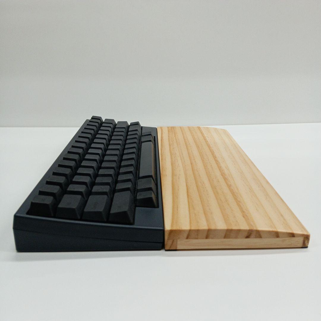 パイン集成材 HHKB用 手作りパームレスト兼キーボードルーフ オスモカラー