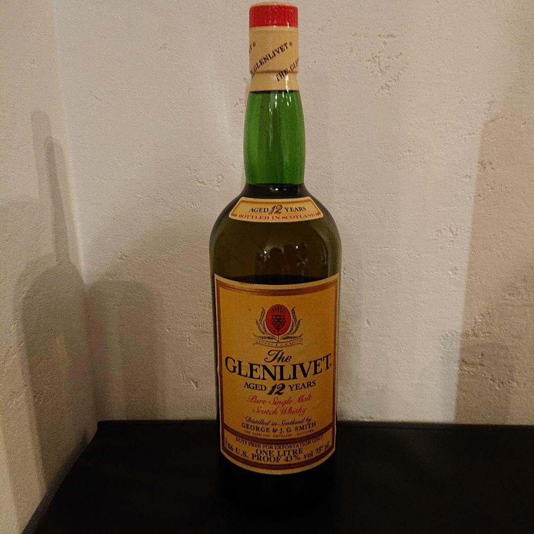 ザ・グレンリベット12年 赤アザミ 1L(古酒)
