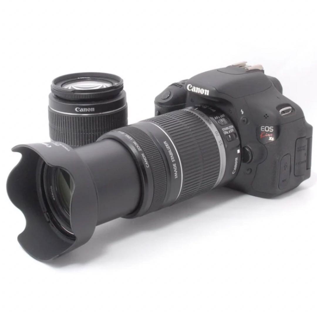 美品　買い足しなしですぐ使える　Canon Kiss X5 ダブルレンズセット
