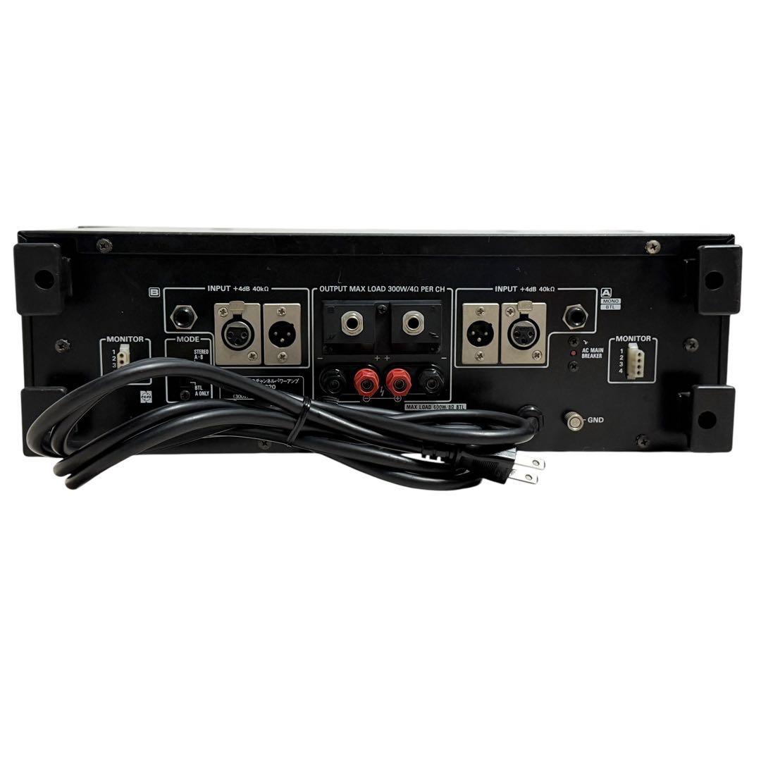 【動作品】ナショナル RAMSA WP-9220 パワーアンプ 業務用