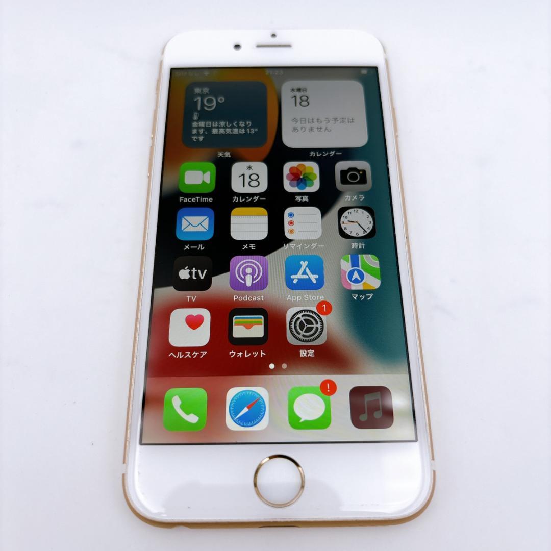 【美品】iPhone6s 32GB au MN112J/A ゴールド