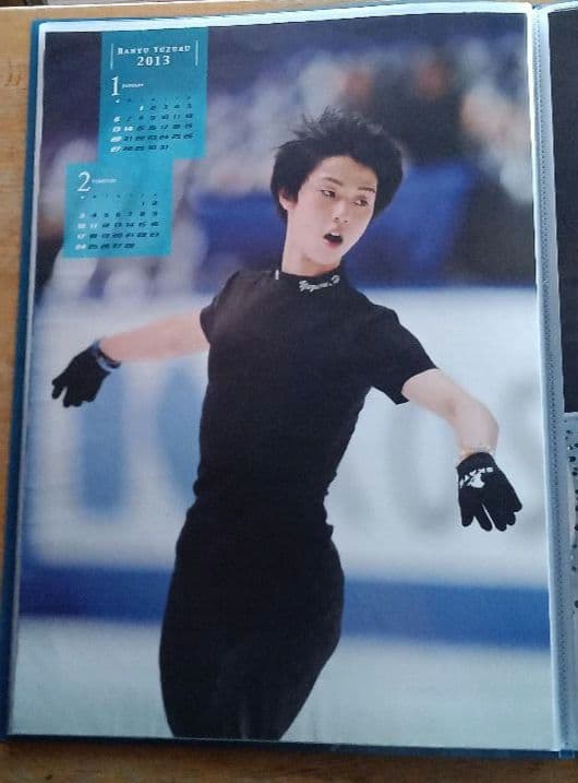 羽生結弦さん カレンダー 2015　2014　2013　Ａ2ファイルまとめ売り