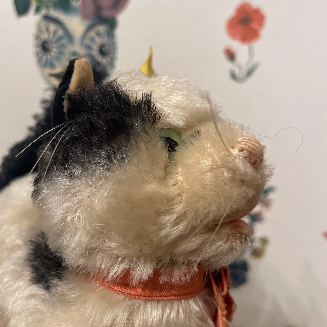 ヴィンテージ シュタイフ　猫　Gussy Cat ぬいぐるみ