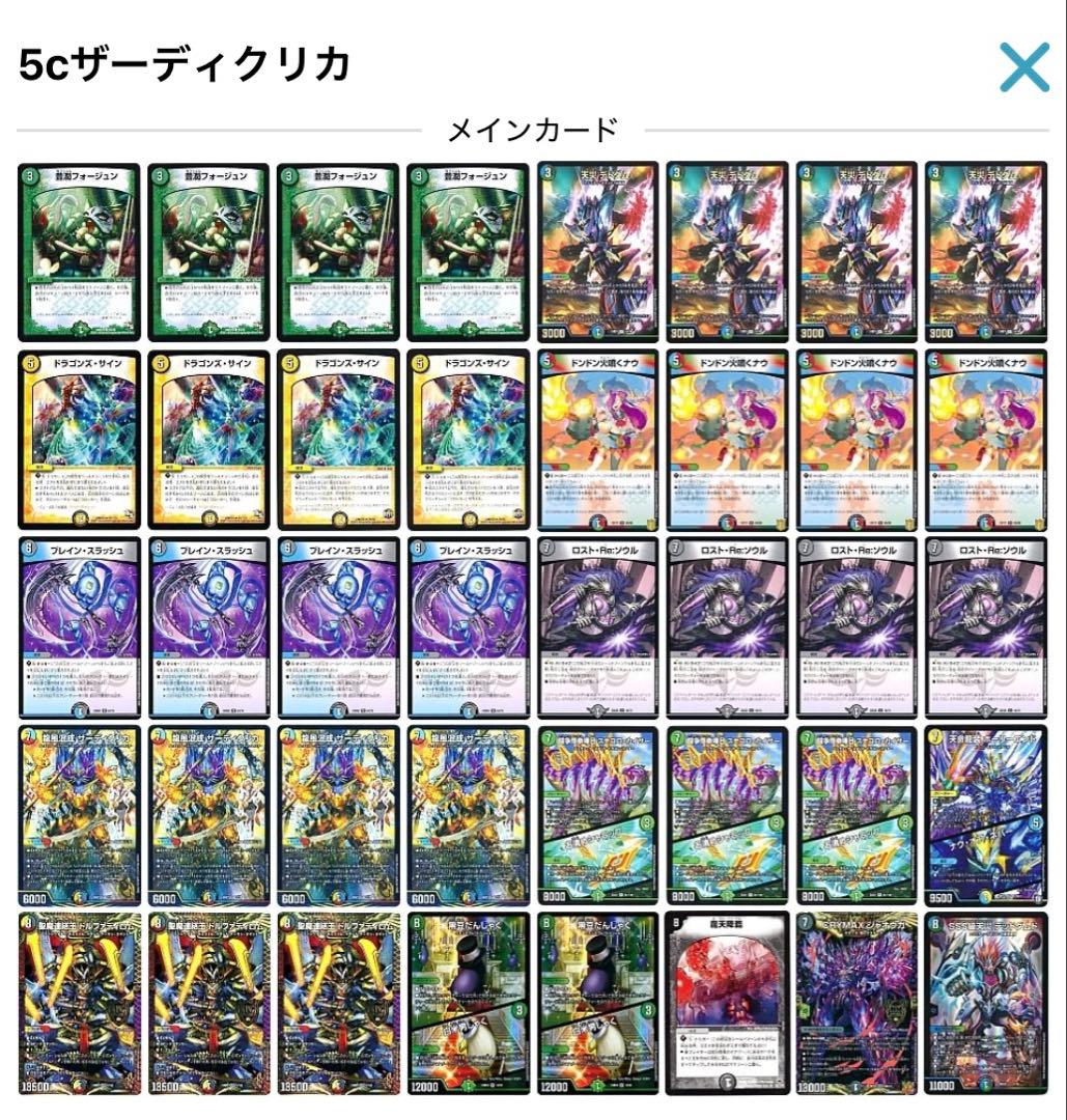 【匿名配送】5cコントロール 5cザーディクリカ　デッキ