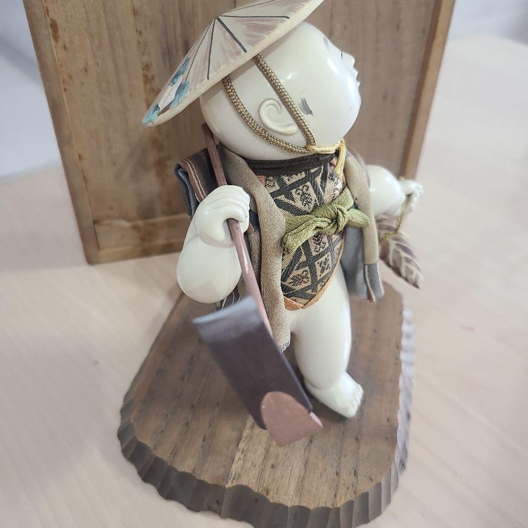 御所人形 岡本玉水　孝子　筍　伝統工芸品