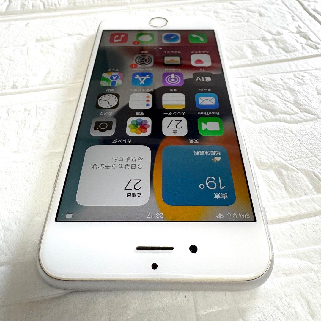 【美品】iPhone6s シルバー本体　SIMフリー　バッテリー容量92%