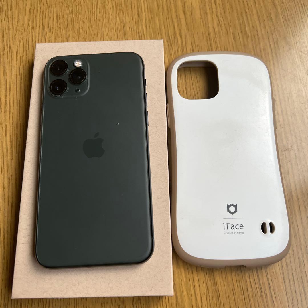 Apple iPhone 11 Pro ガラスフィルムとifaceのケース付き