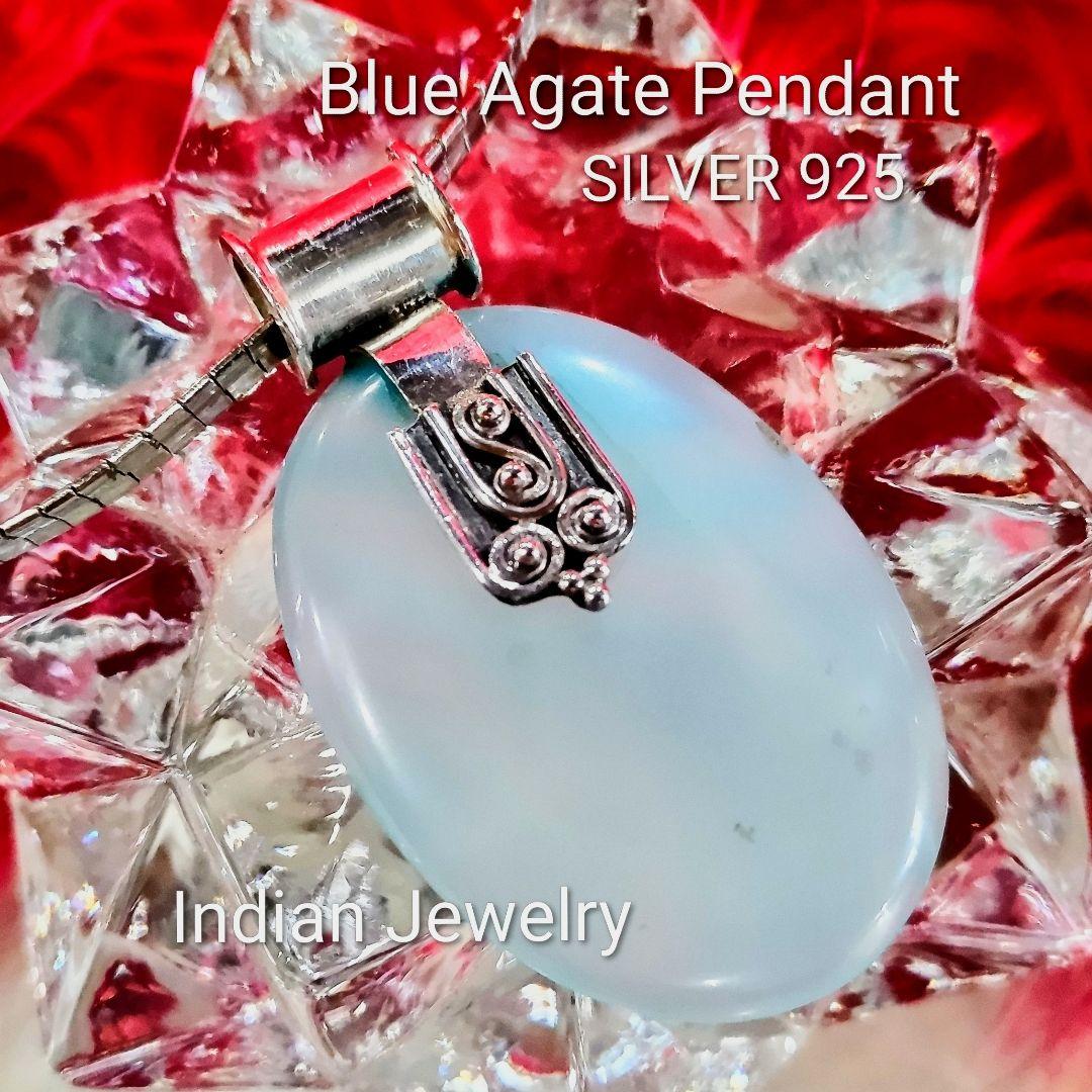 Blue Agate BIG Pendant ニューメキシコ直輸入！