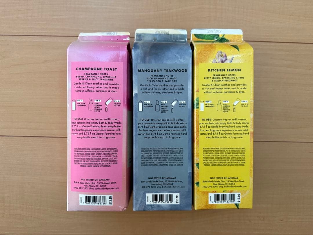 Bath and body works ハンドソープリフィル　3本セット