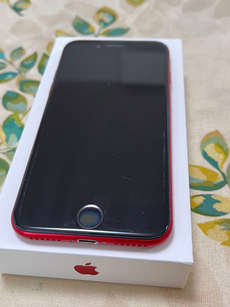 【付属品完備】iPhone SE 第2世代 レッド 128GB SIMフリー