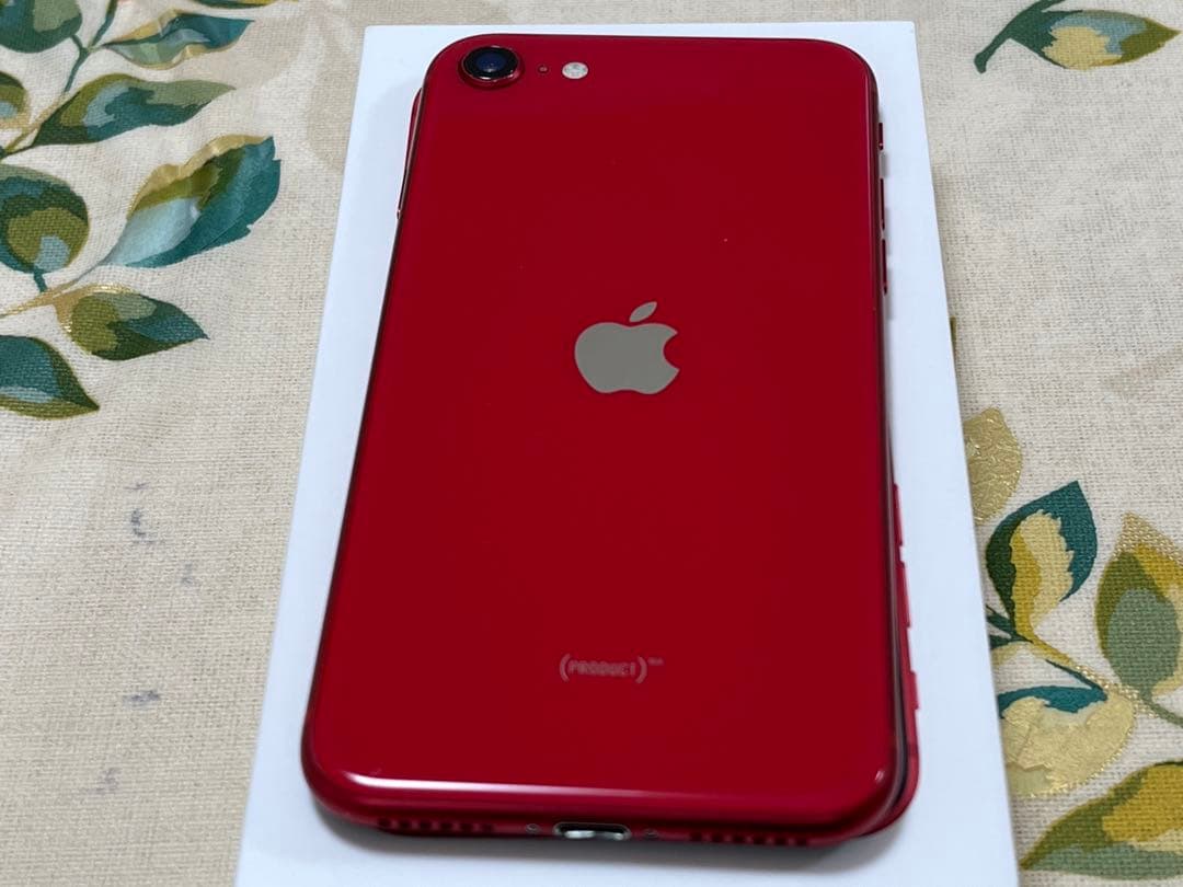 【付属品完備】iPhone SE 第2世代 レッド 128GB SIMフリー
