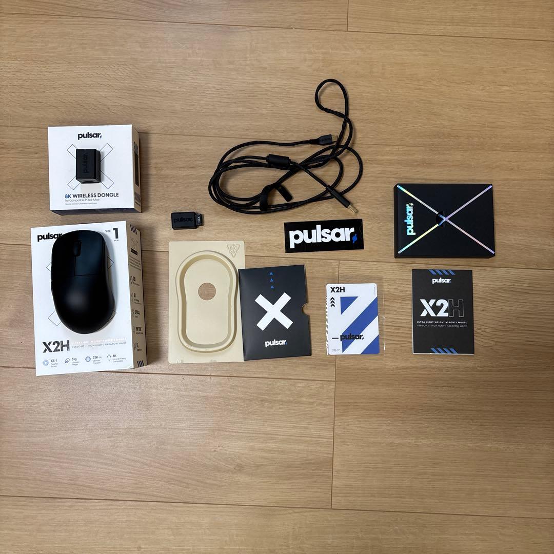 X2H v3 mini + pulsar 8k ドングル