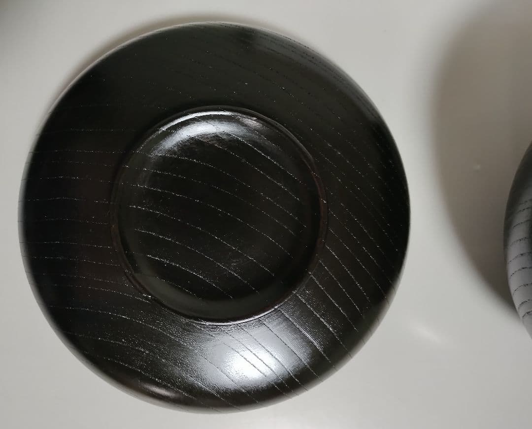 山中漆器　漆工房大島　黒目弾き応用器　ミニマリスト