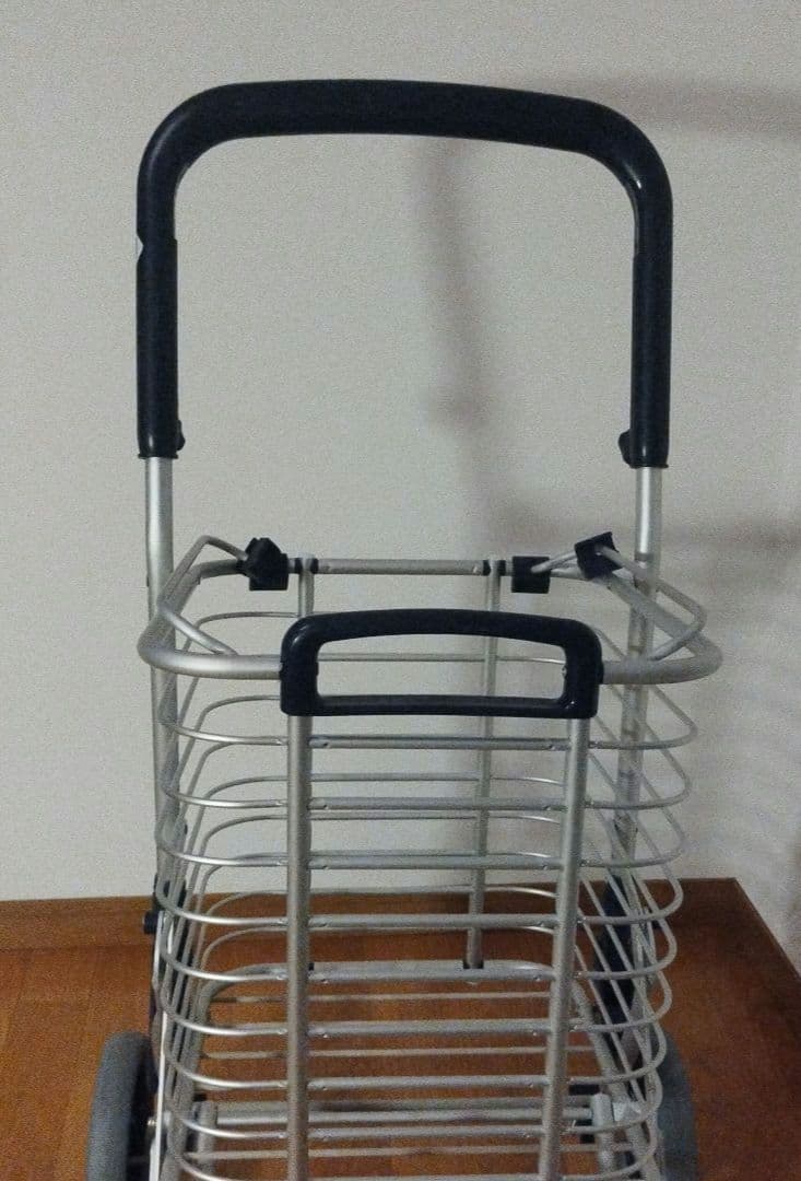 ユーバ産業 シルバーカー ワイヤーカート ブレーキ無 メッシュ紺