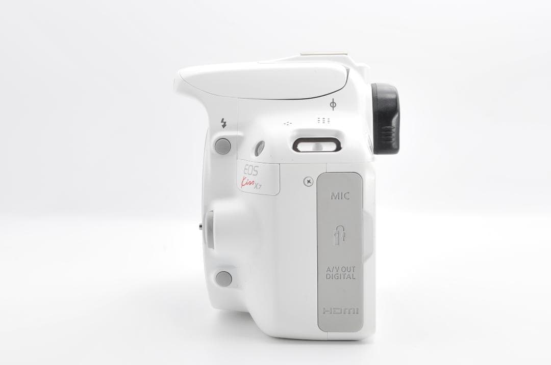 ショット数少✨Canon Kiss X7 ホワイト ダブルレンズ スマホ転送